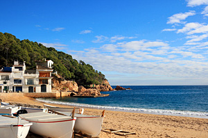 Strand an der Costa Brava